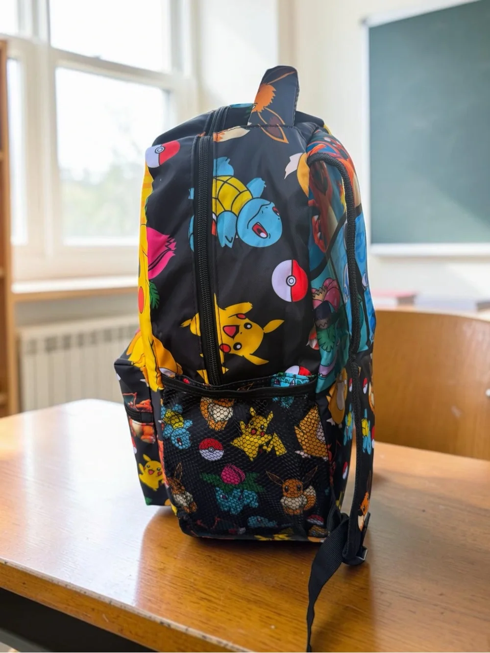 Pikachu & Pokémon Character Kids Backpack - Yellow/Black